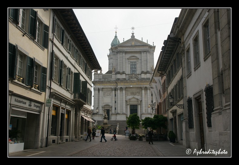 33 Hauptgasse et la cathedrale St Urs